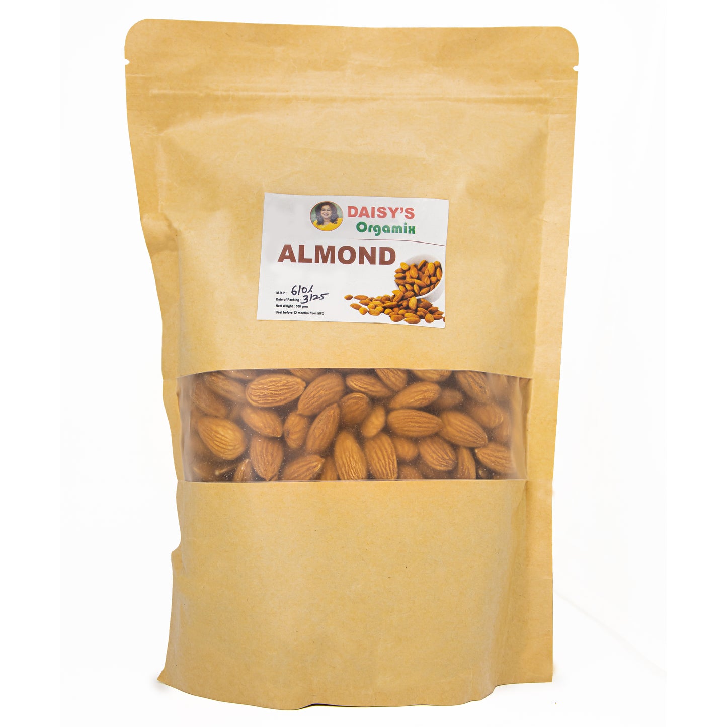 Daisy Organic Almonds (500g)