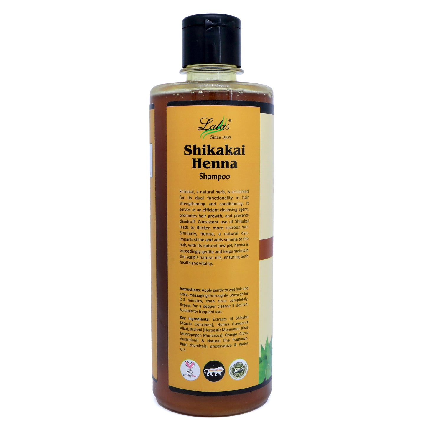 Lala's Shikakai Henna Shampoo (550ml)