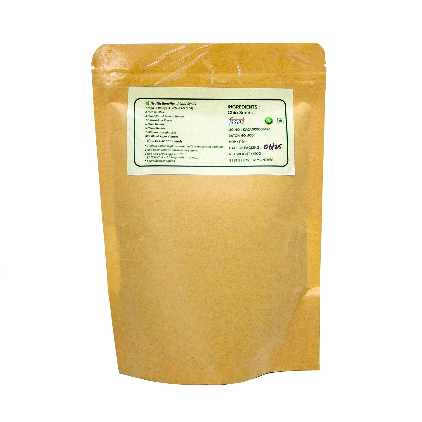 Chia seeds (150g) | Daisy Organic