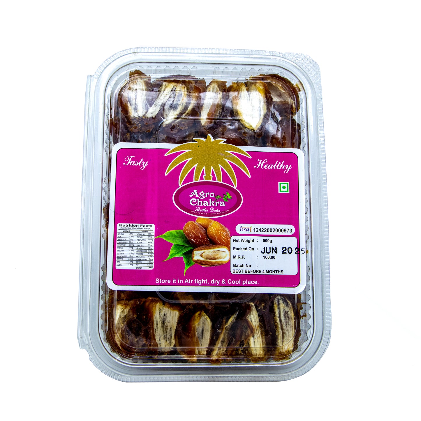 DATES (SEEDLESS) – 500G