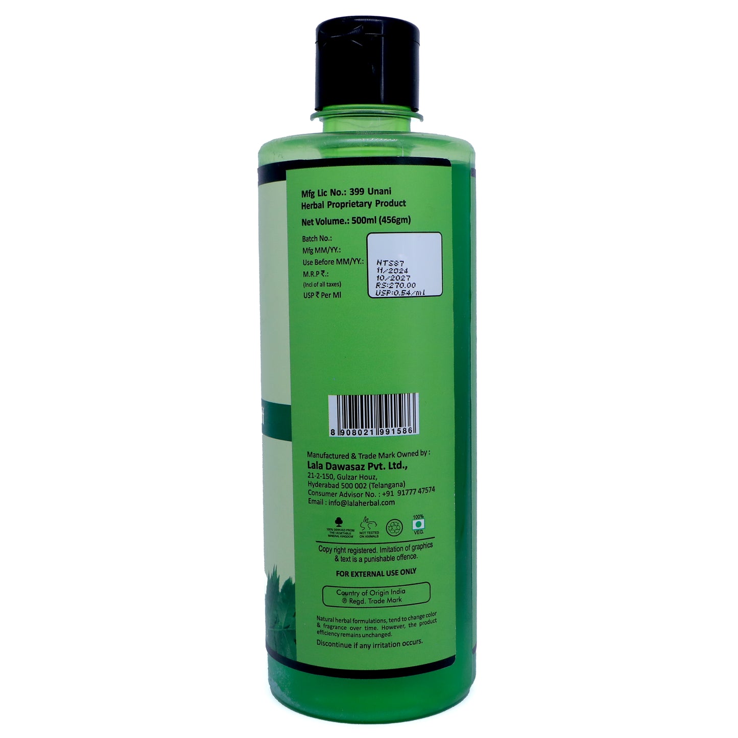 Lalas Neem Tulasi Shampoo (500ml)