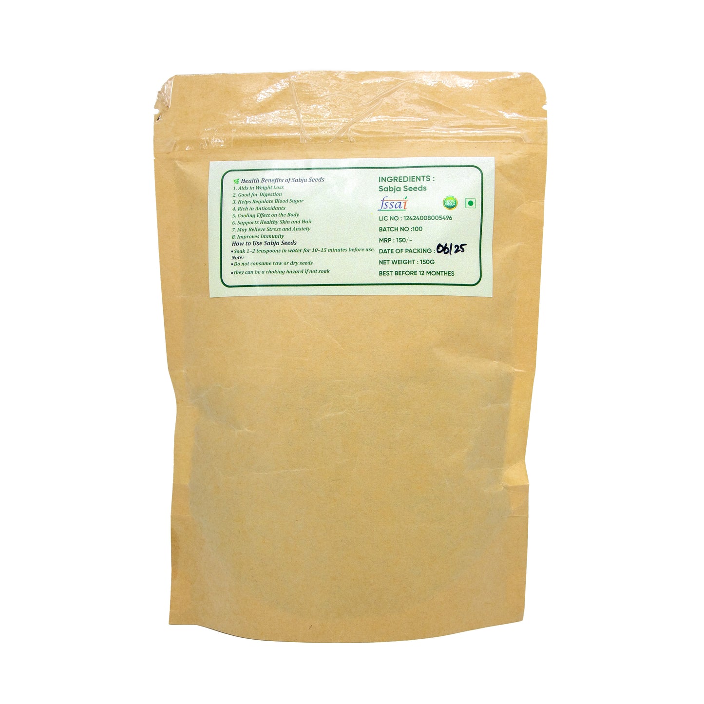 Sabja Seed (150g)